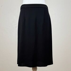 Exclusively Misook Black Knit Skirt Size M